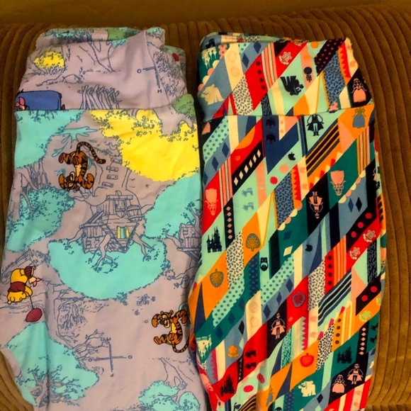 Womens Misses Lularoe Disney Leggings 